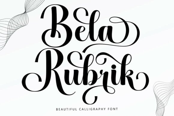 Bela Rubrik Font - Featured Image