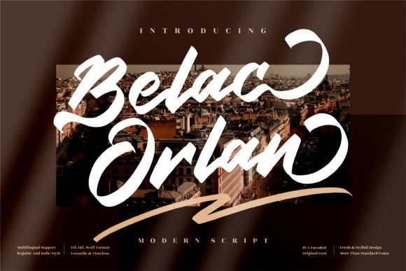 Belac Orlan Font - Featured Image