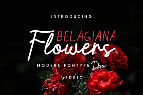 Belagiana Flowers Duo Font - Featured Image
