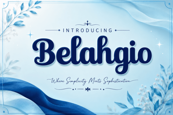 Belahgio Font - Featured Image