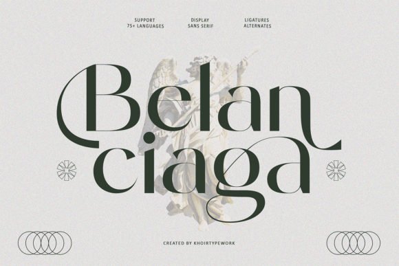 Belanciaga Font - Featured Image