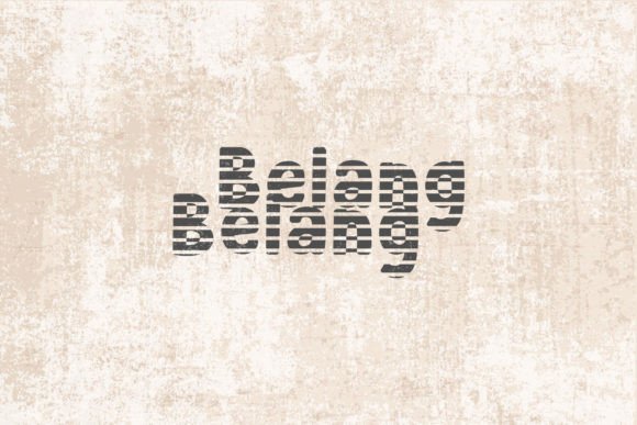 Belang Belang Font - Featured Image