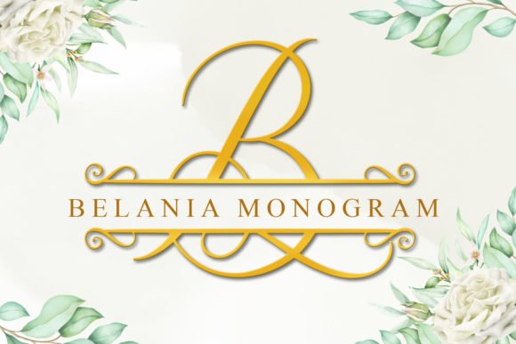 Belania Monogram Font - Featured Image