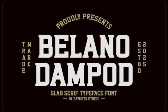 Belano Dampod Font - Featured Image