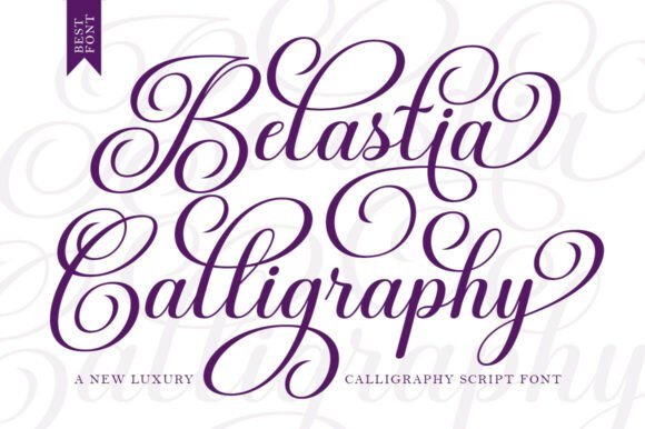 Belastia Calligraphy Font - Featured Image