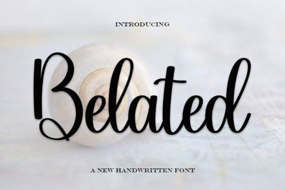 Belated Font - Featured Image