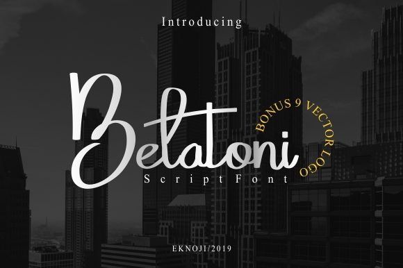 Belatoni Font - Featured Image