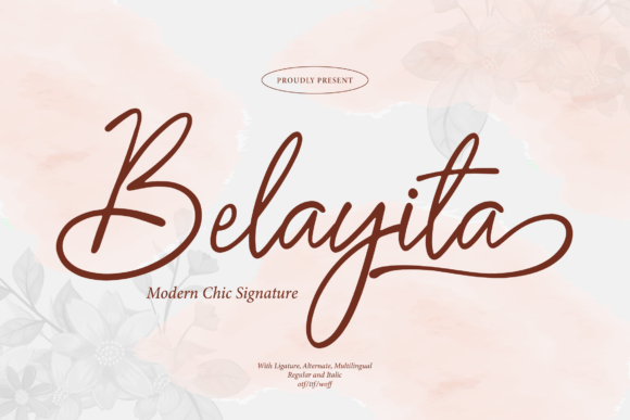 Belayita Font - Featured Image