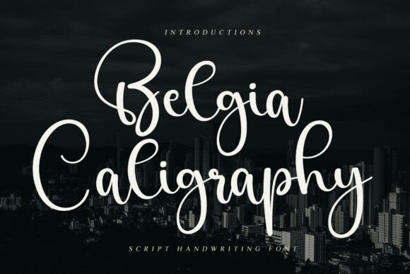 Belgia Calligraphy Font - Featured Image