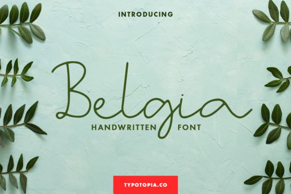 Belgia Font - Featured Image
