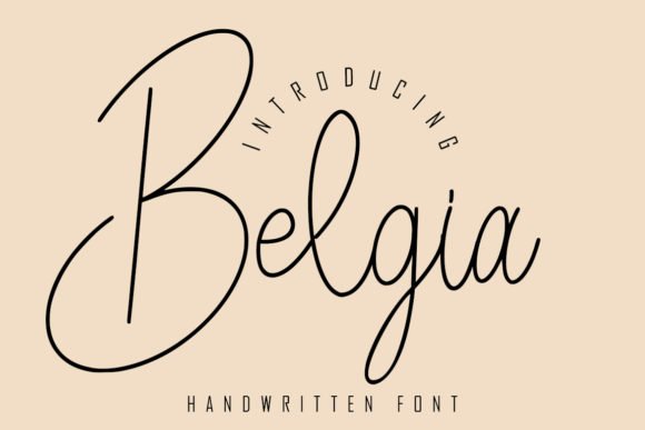 Belgia Font - Featured Image