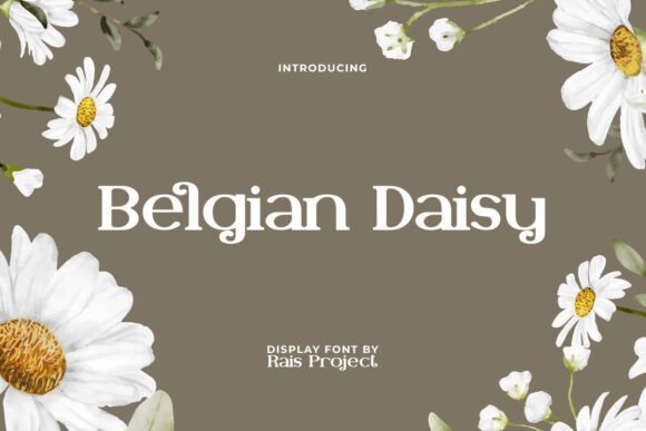Belgian Daisy Font - Featured Image