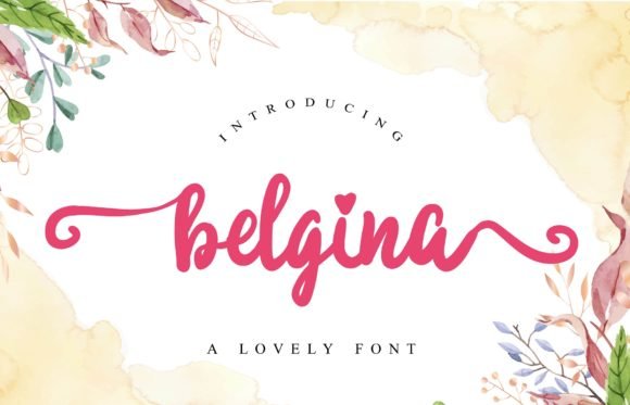 Belgina Font - Featured Image