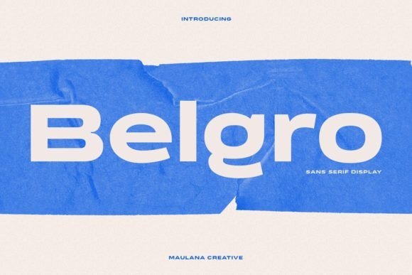 Belgro Font - Featured Image