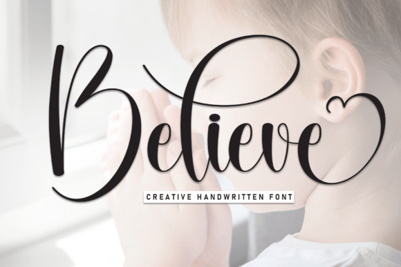 Believe Font - Featured Image