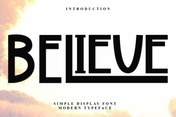 Believe Font - Featured Image