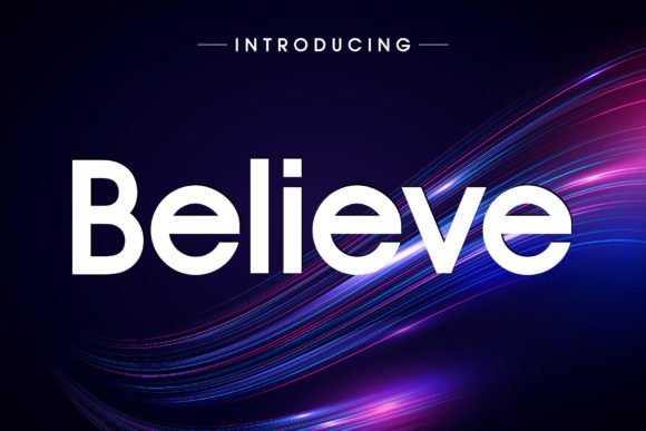 Believe Font - Featured Image