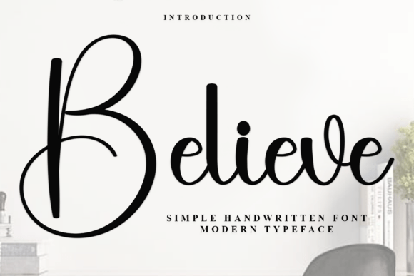 Believe Font - Featured Image