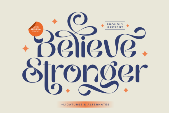 Believestronger Regular Font - Featured Image