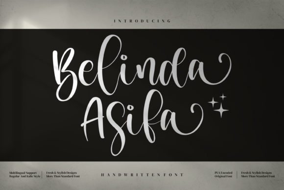 Belinda Asifa Font - Featured Image
