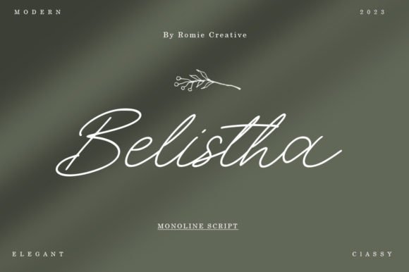 Belistha Font - Featured Image