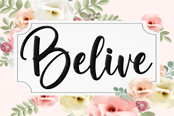 Belive Font - Featured Image