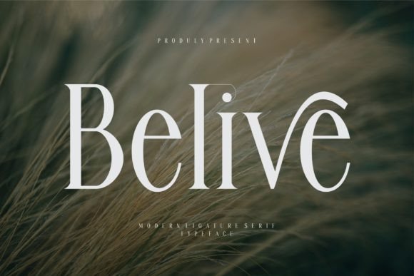 Belive Font - Featured Image