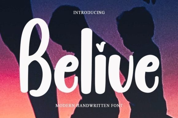 Belive Font - Featured Image