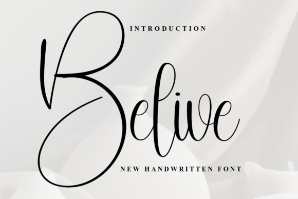 Belive Font - Featured Image