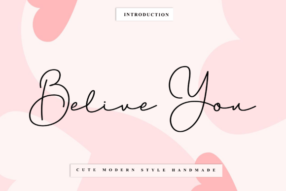 Belive You Font - Featured Image