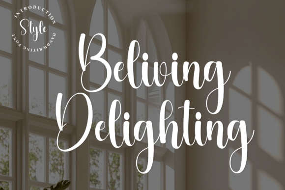 Beliving Delighting Font - Featured Image