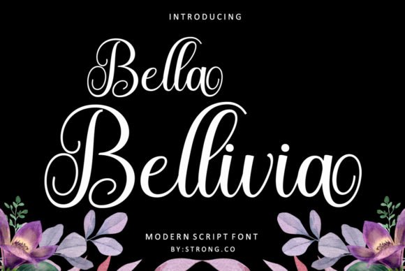 Bella Bellivia Font - Featured Image