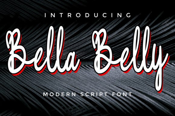 Bella Belly Font - Featured Image