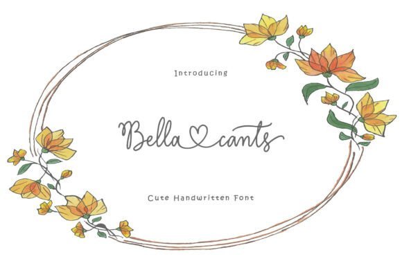 Bella Cants Font - Featured Image