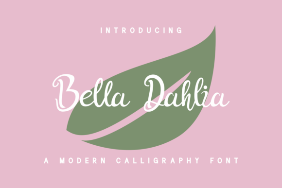 Bella Dahlia Font - Featured Image