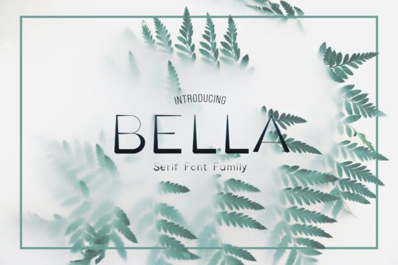 Bella Family Font - Featured Image