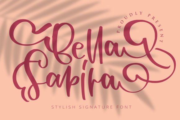 Bella Sapira Font - Featured Image