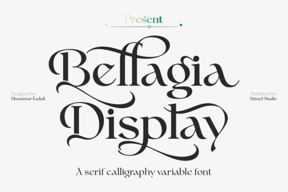 Bellagia Display Font - Featured Image