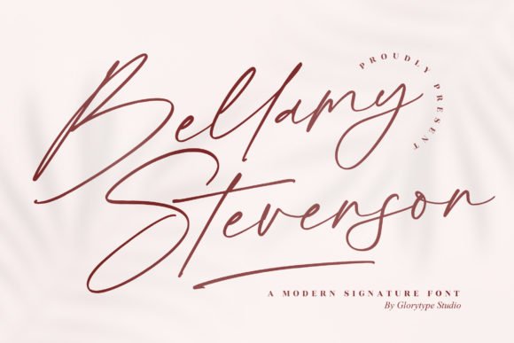 Bellamy Stevenson Font - Featured Image