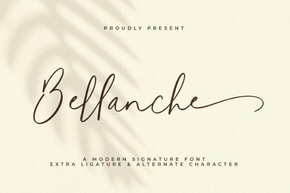 Bellanche Font - Featured Image