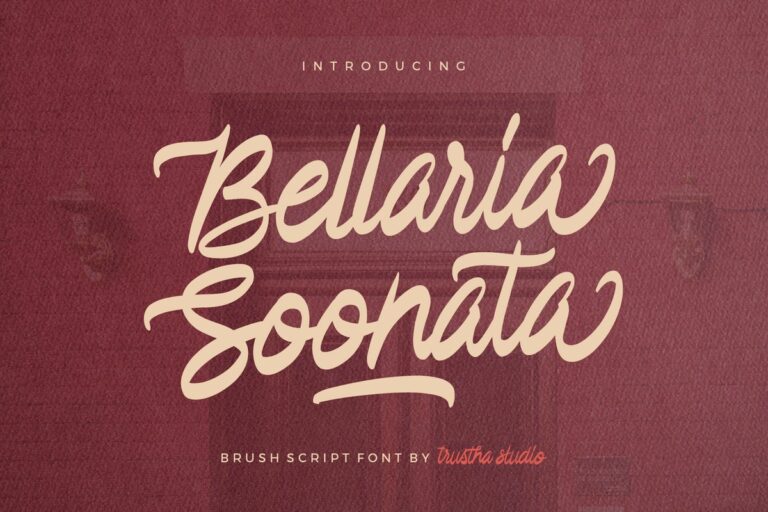 Bellaria Soonata Font - Featured Image