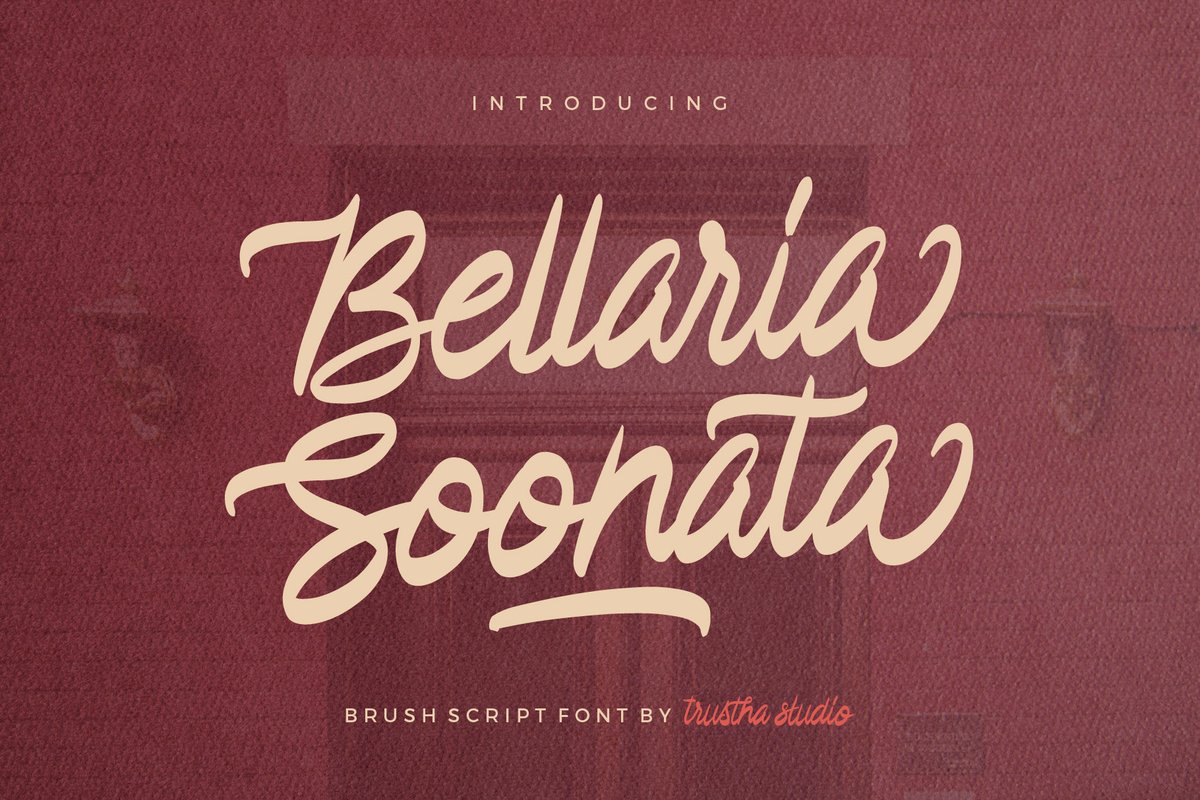 Bellaria Soonata Font - Featured Image