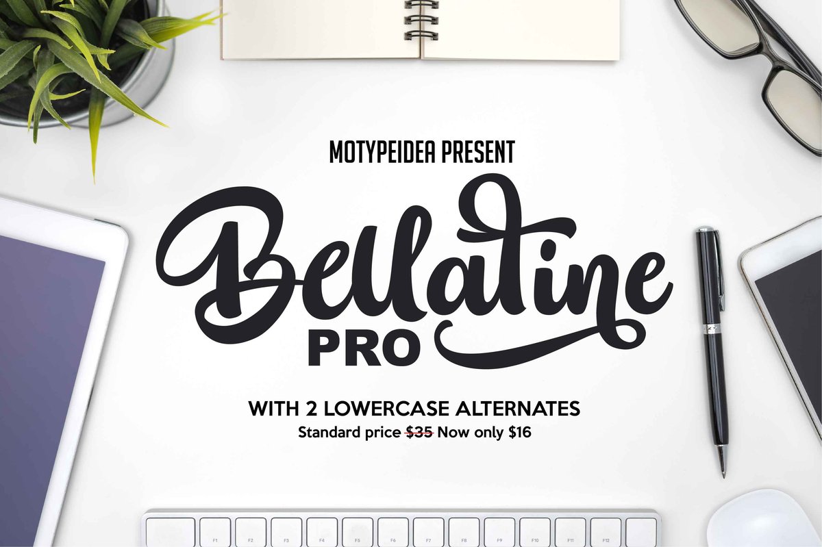 Bellatine Font - Featured Image