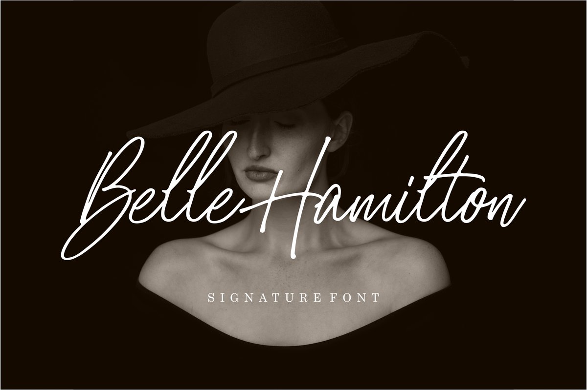 Belle Hamilton Font - Featured Image