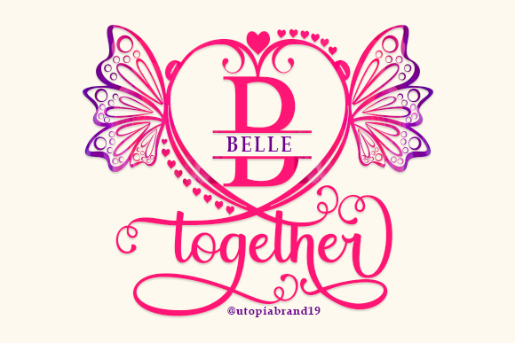 Belle Monogram Font - Featured Image