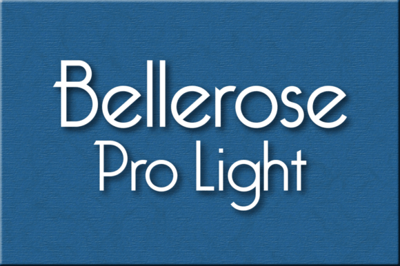 Bellerose Pro Light Font - Featured Image