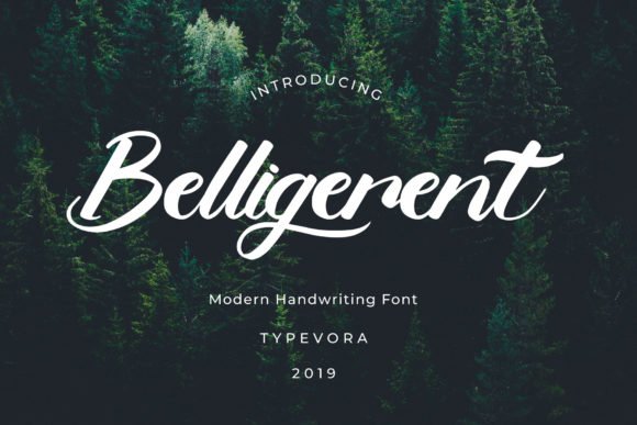 Belligerent Font - Featured Image
