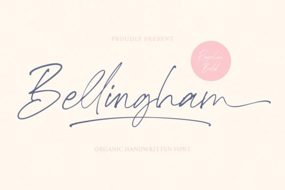 Bellingham Script Font - Featured Image