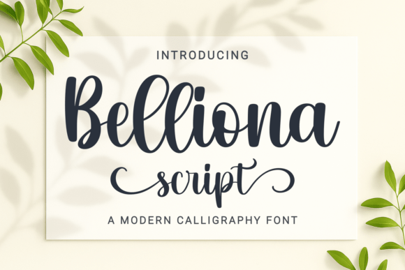 Belliona Font - Featured Image