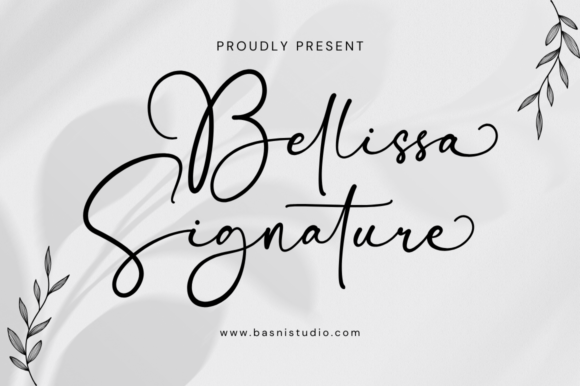 Bellissa Signature Font - Featured Image